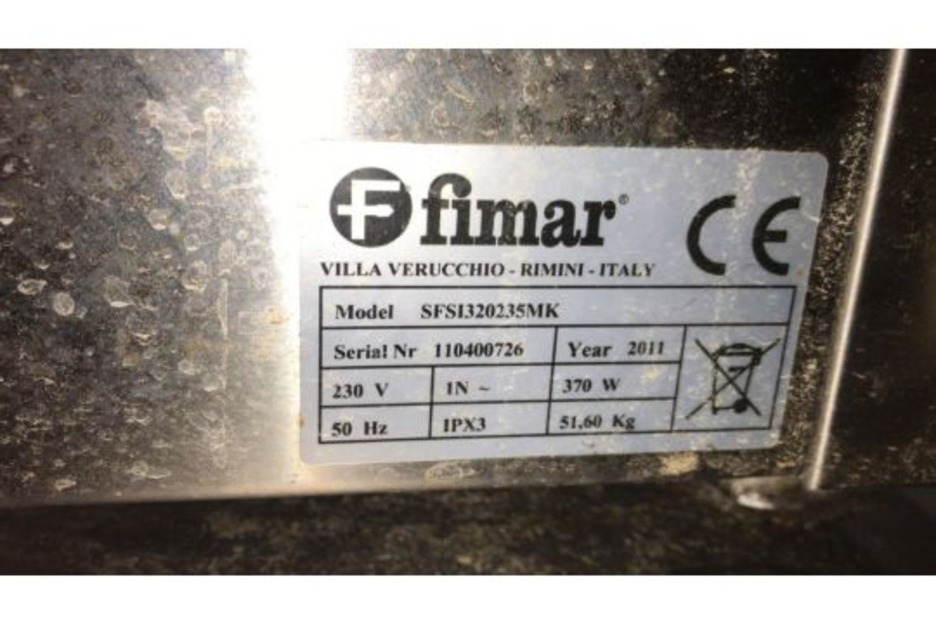 Fima Tabletop Stainless Steel Dough - Image 3 of 3