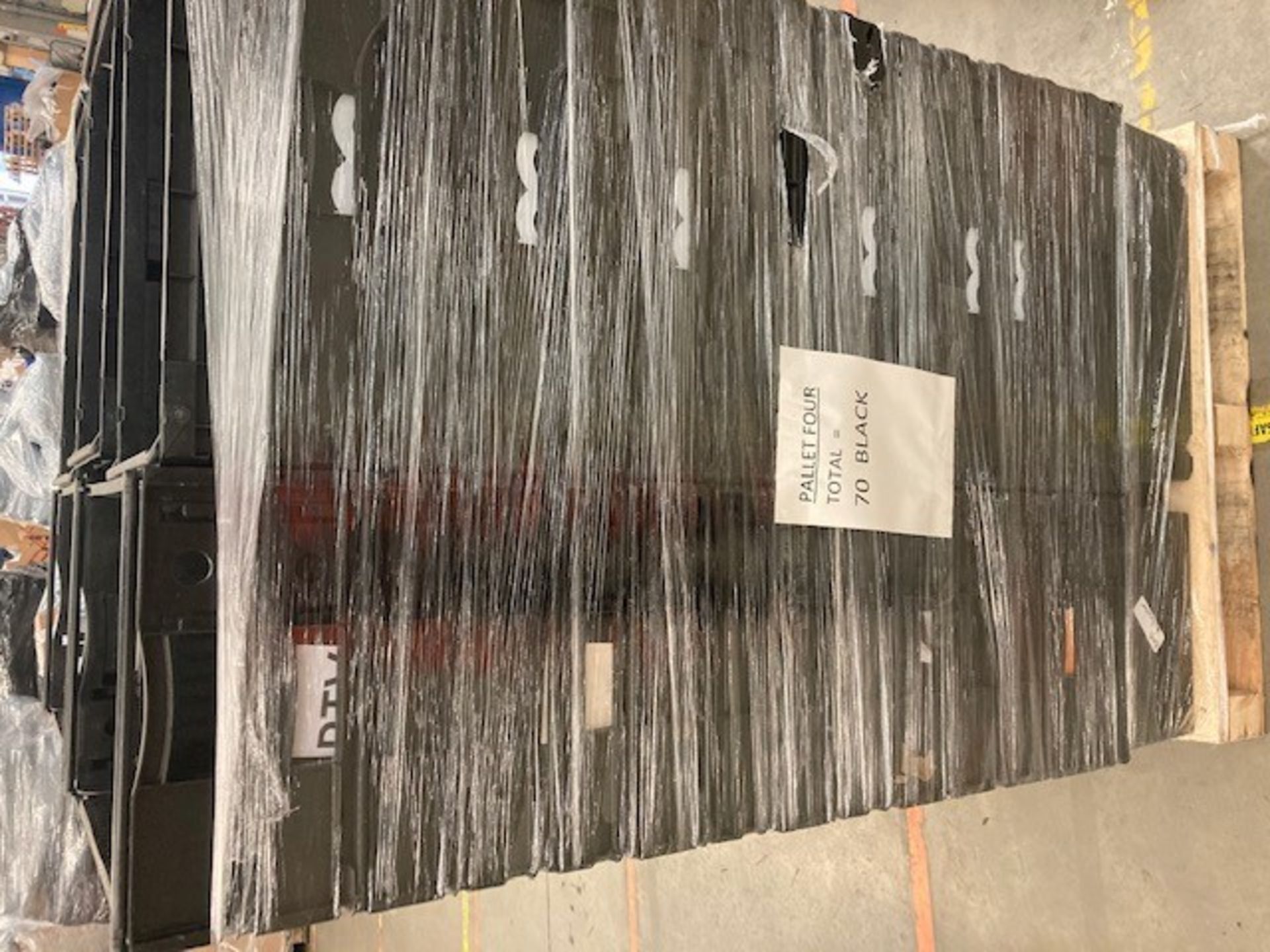 1 x Pallet of 70 Black Totes