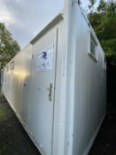 3 + 3 24ft Portable Toilet Block