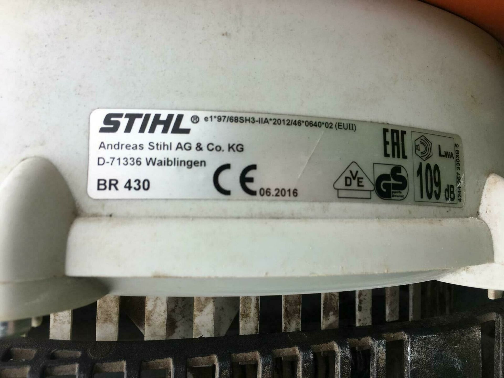 Leaf Blower Stihl BR430 2016 - Image 2 of 6