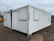 Anti Vandal Steel Modular Office Building 24ft x 20ft