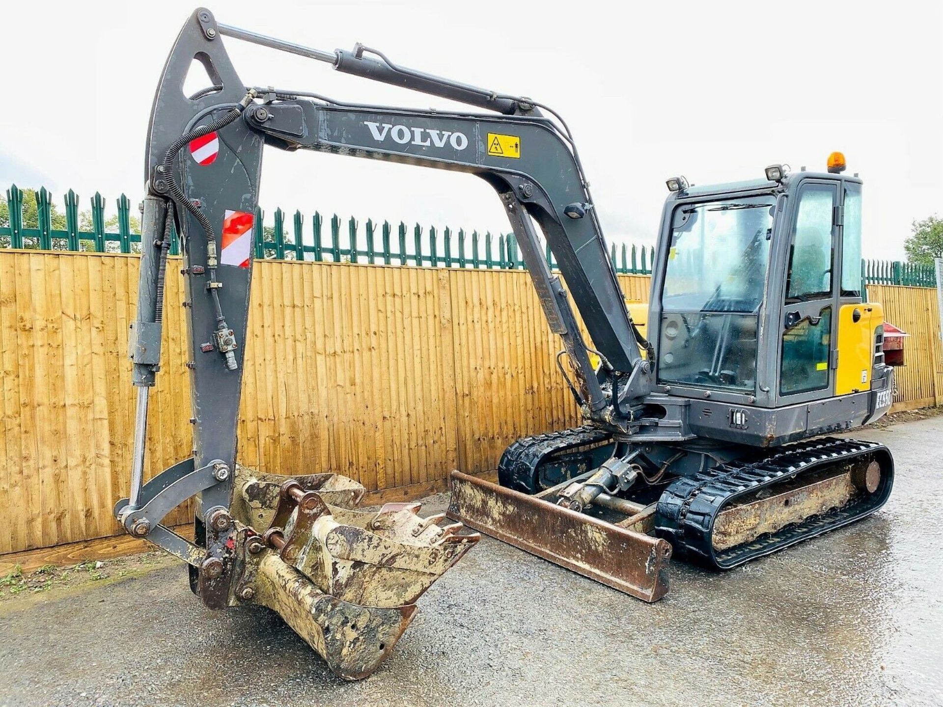 Volvo EC55C Excavator 2010. Quick Hitch - Image 4 of 12