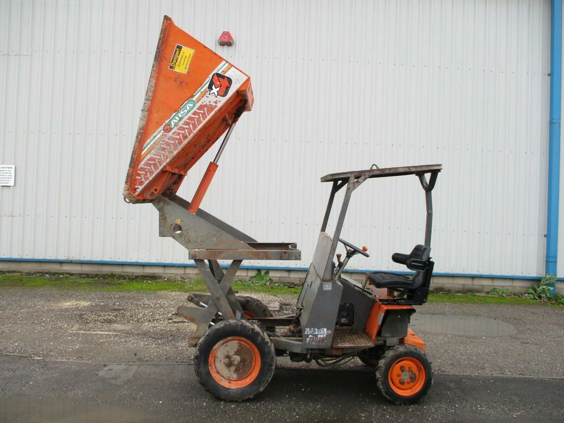 1 ton Ausa 108DA High Tip Dumper - Image 2 of 10