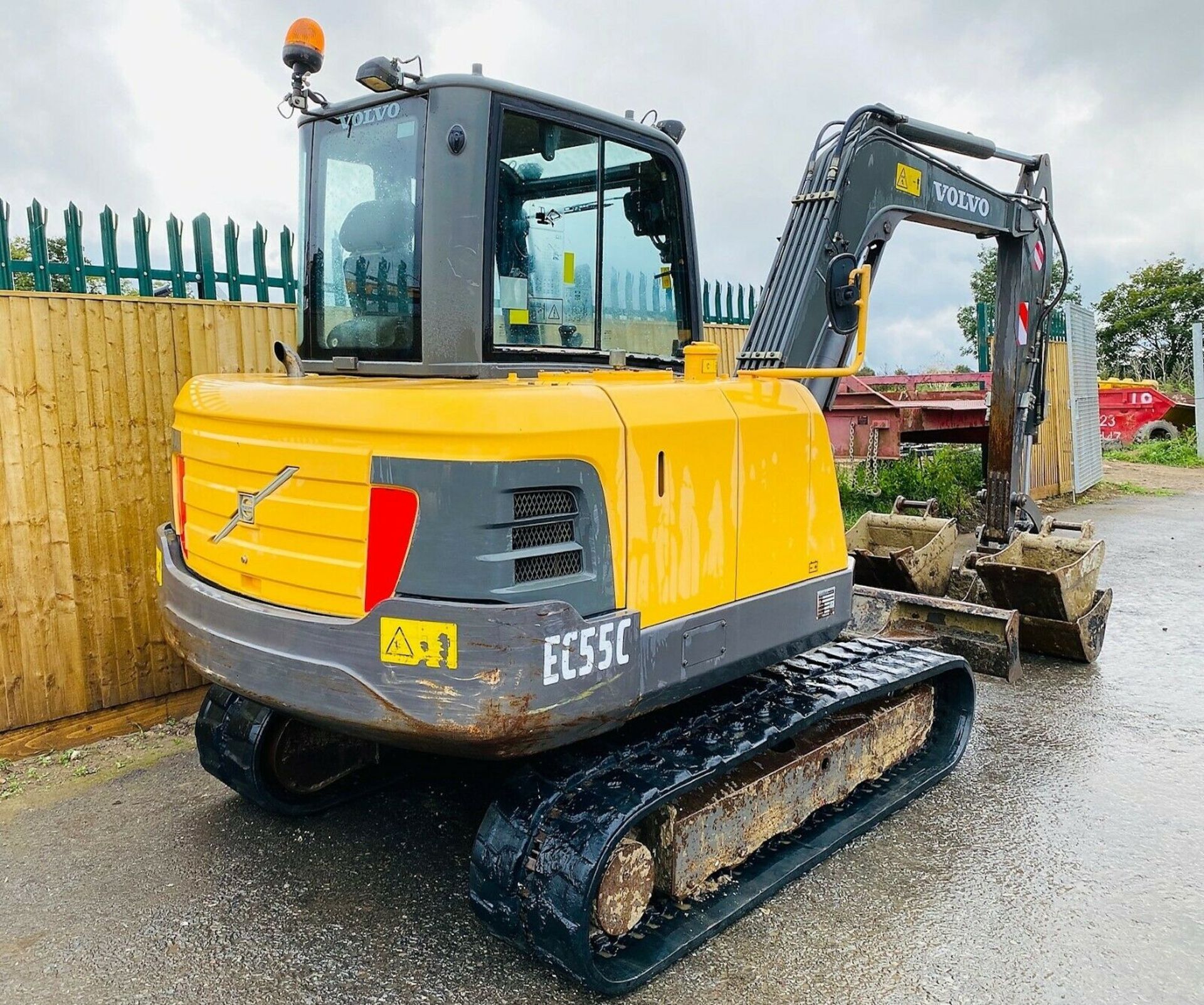 Volvo EC55C Excavator 2010. Quick Hitch - Image 5 of 12