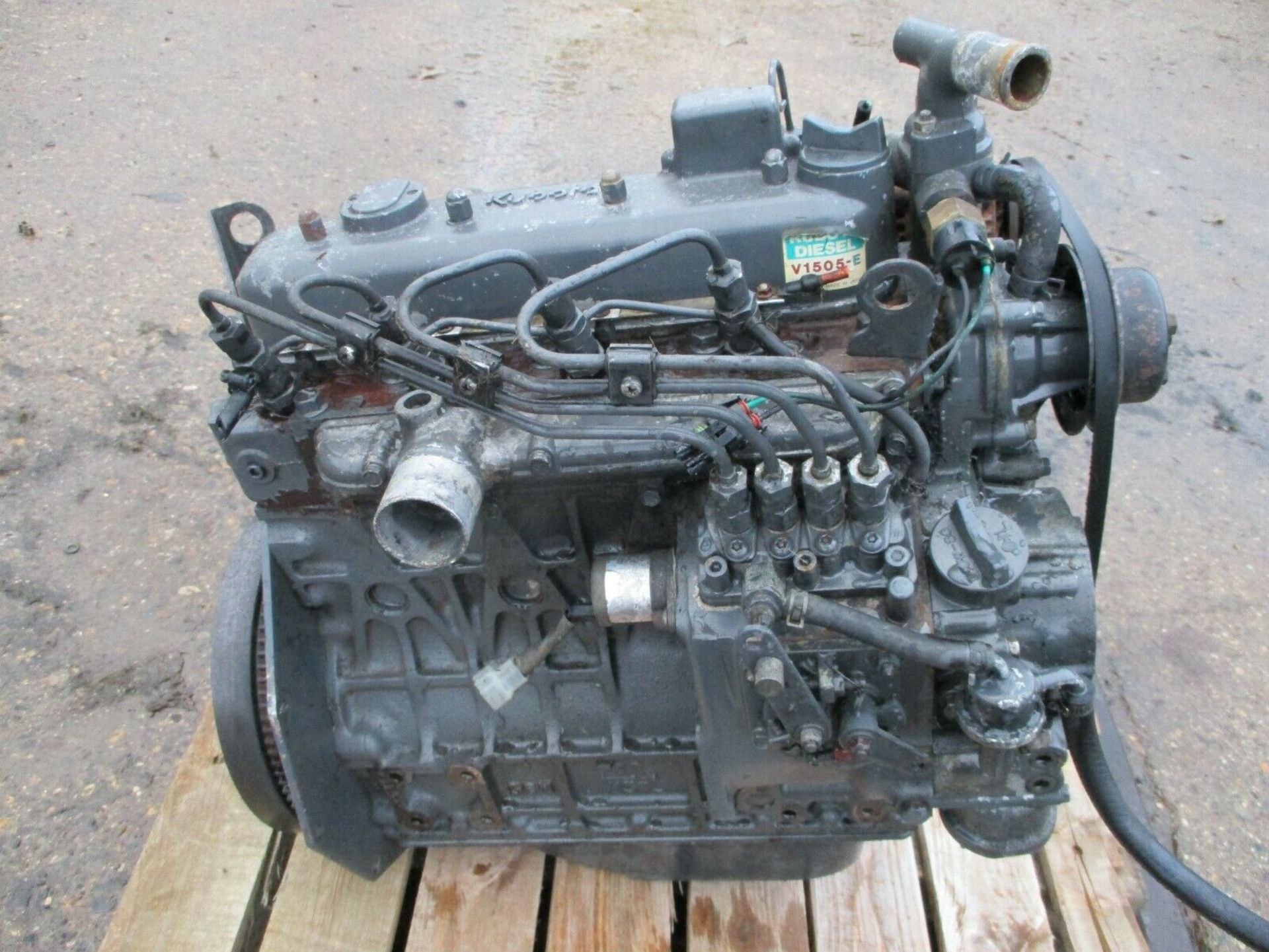 Kubota V1505 Diesel 4 Cylinder Electric Start Engine