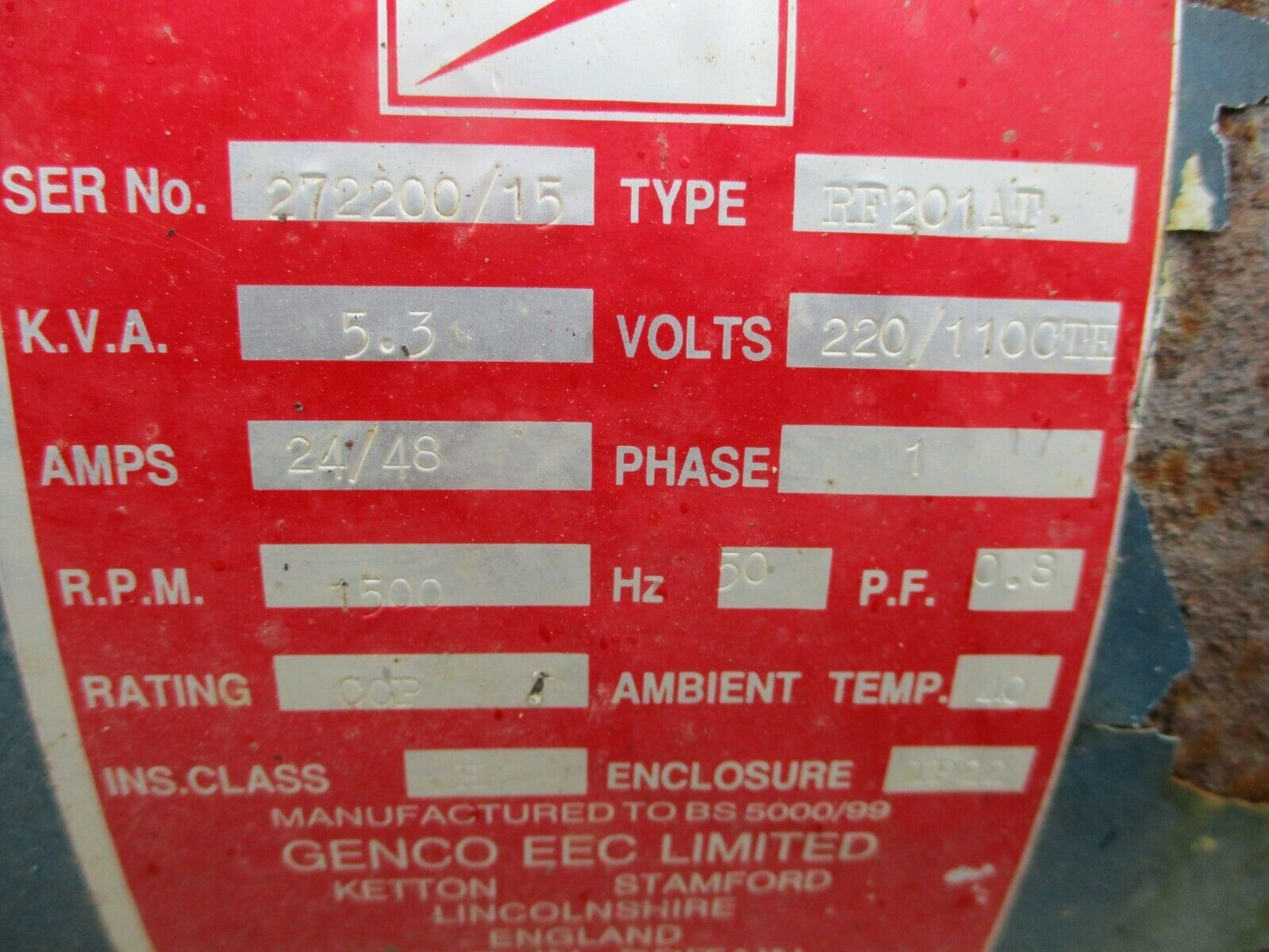 Kubota D905 Diesel 3 Cylinder Electric Start Engine - Image 6 of 6