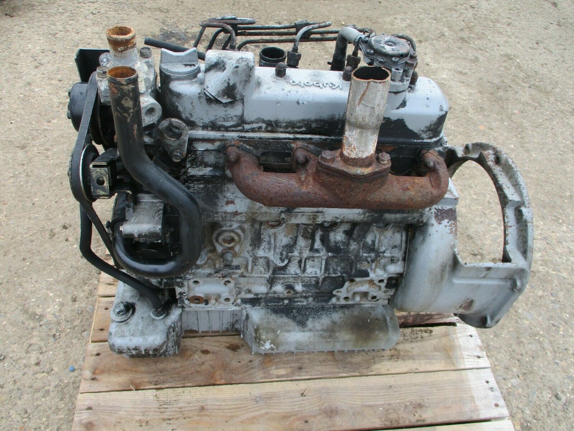 Kubota V1505 Diesel 4 Cylinder Engine - Bild 3 aus 5