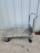 Stainless steel trolley