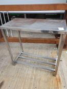 Stainless steel bench