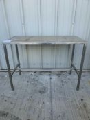 Stainless bench