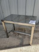 Stainless steel bench