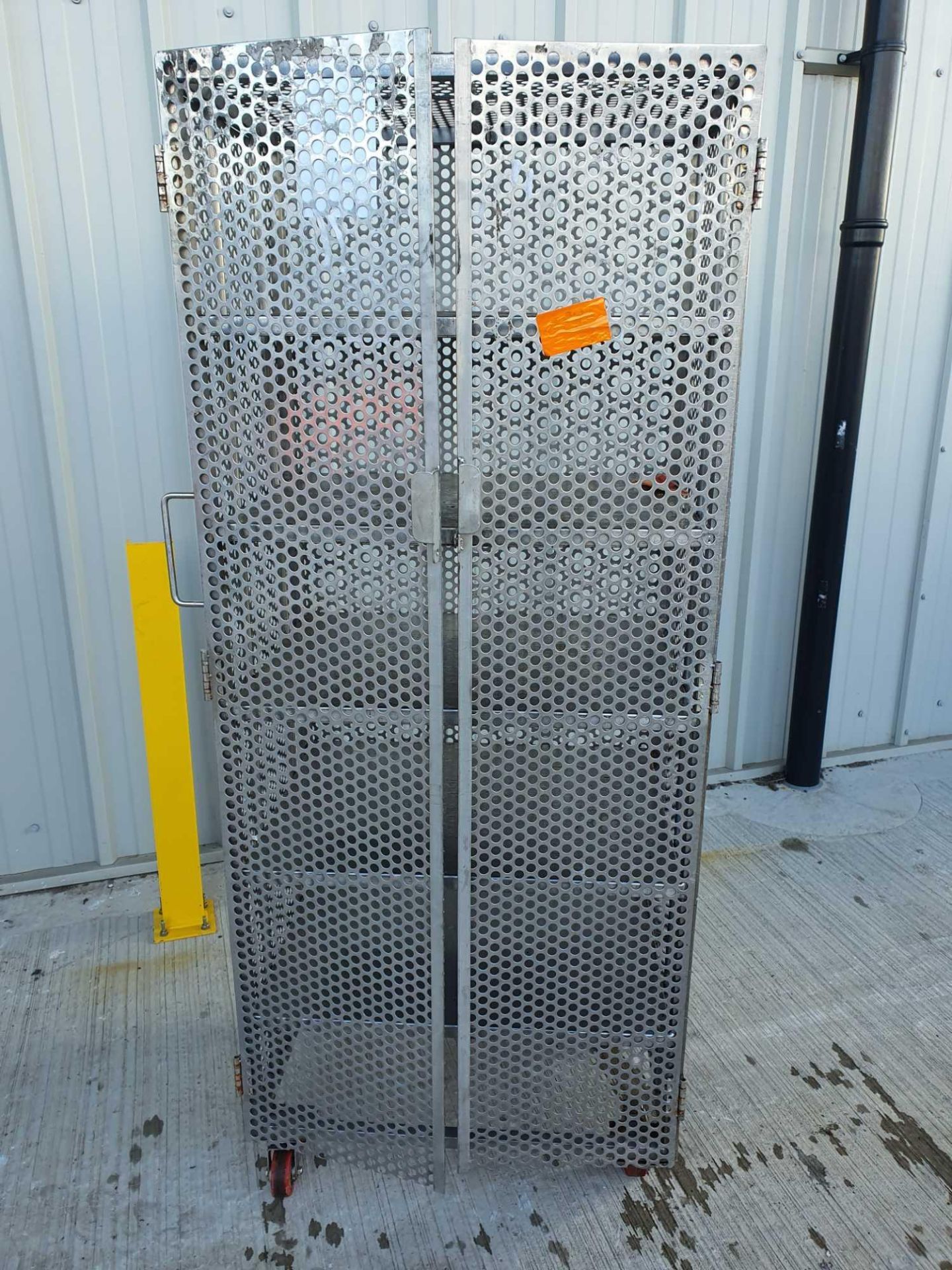 Stainless steel 6 tier lockable trolley on wheels