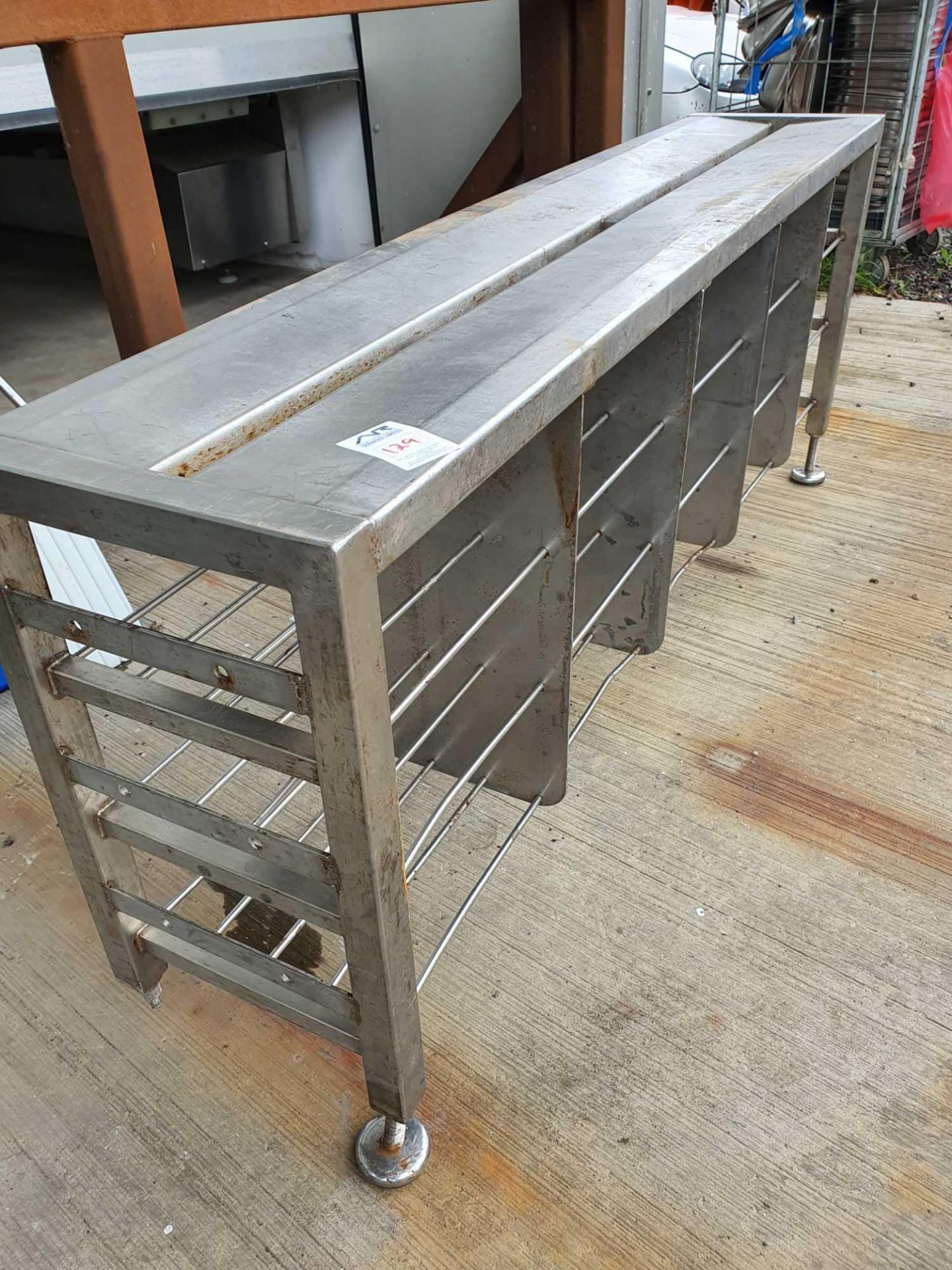 Stainless steel bench