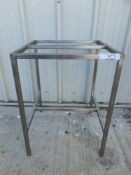 Stainless steel bench