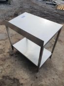 Stainless steel bench