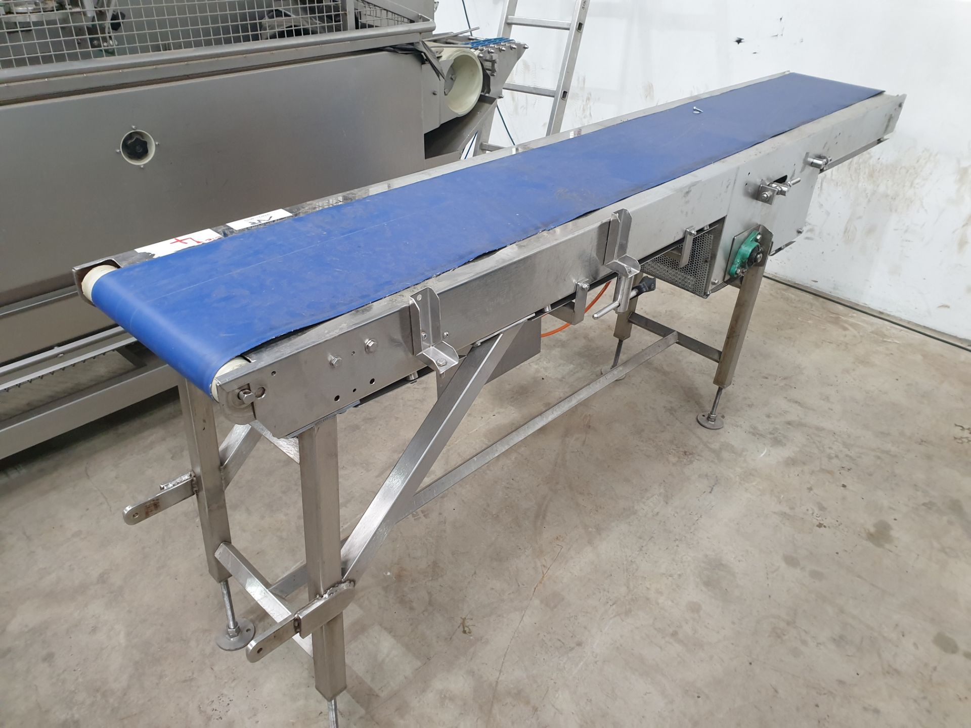 AFT GROTE Continuous Belt Assembly Conveyor with INVERTEC Variable Speed Control - Image 9 of 11