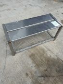 Stainless steel bench