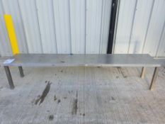 Stainless steel bench