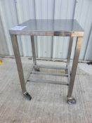 Stainless steel bench