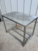 Stainless steel bench