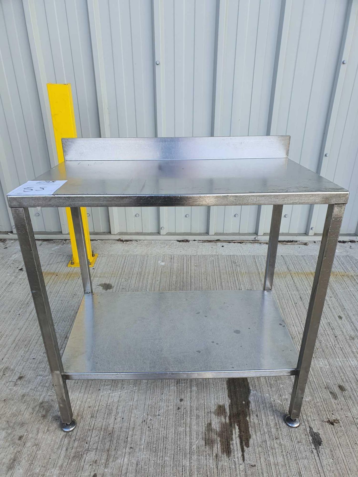 Stainless steel bench