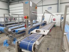 AFT GROTE Continuous Belt Assembly Conveyor with INVERTEC Variable Speed Control