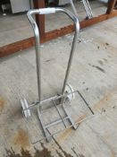 Stainless steel trolley on wheels