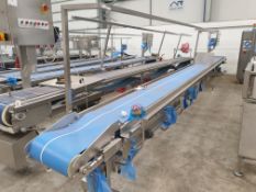 AFT GROTE Continuous Belt Assembly Conveyor with INVERTEC Variable Speed Control