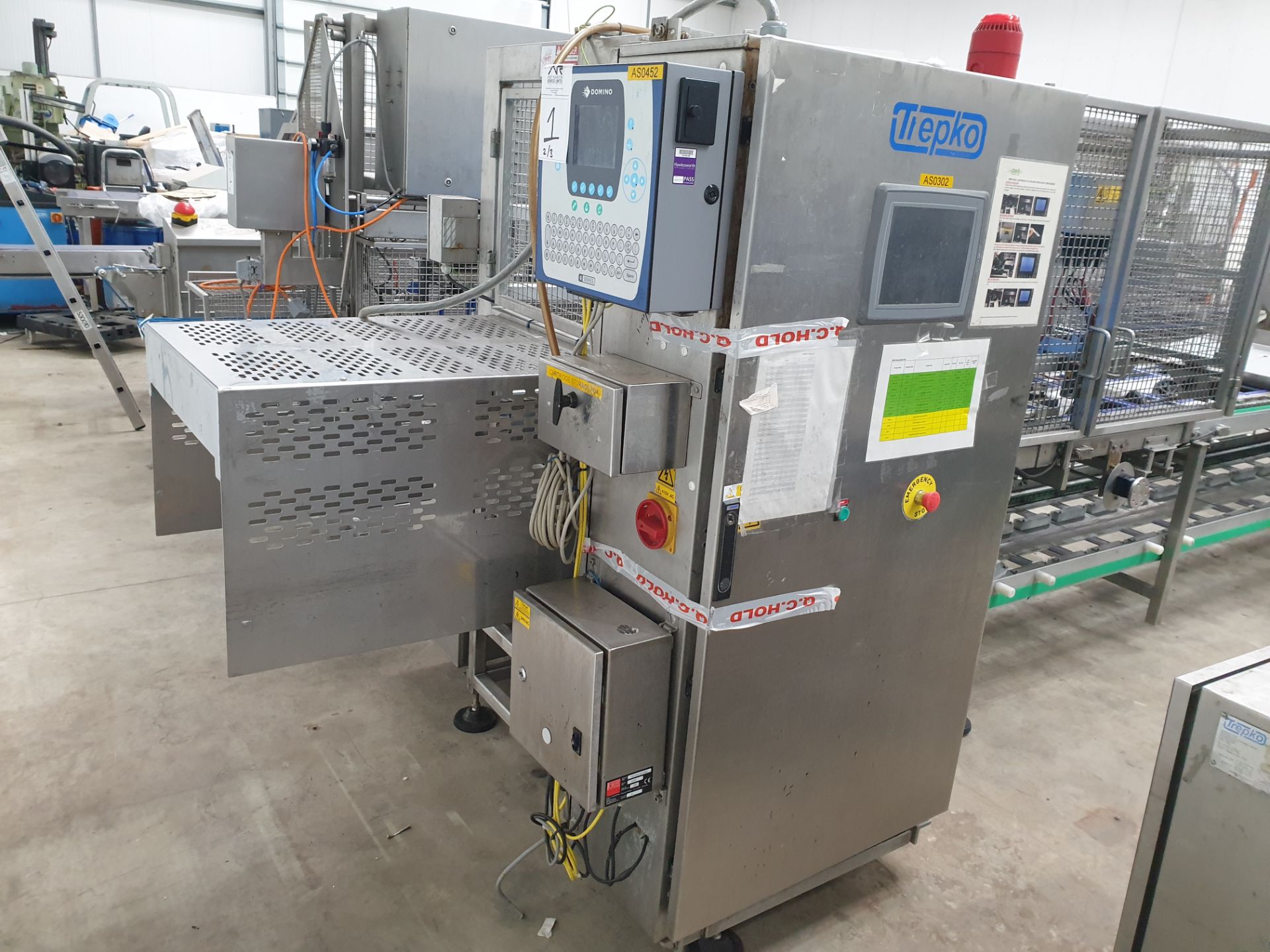 Trepko Sandwich Triangular Cartoning Machine with Card In-Feed to Dual Lane Manual Sandwich Placemen - Image 3 of 18