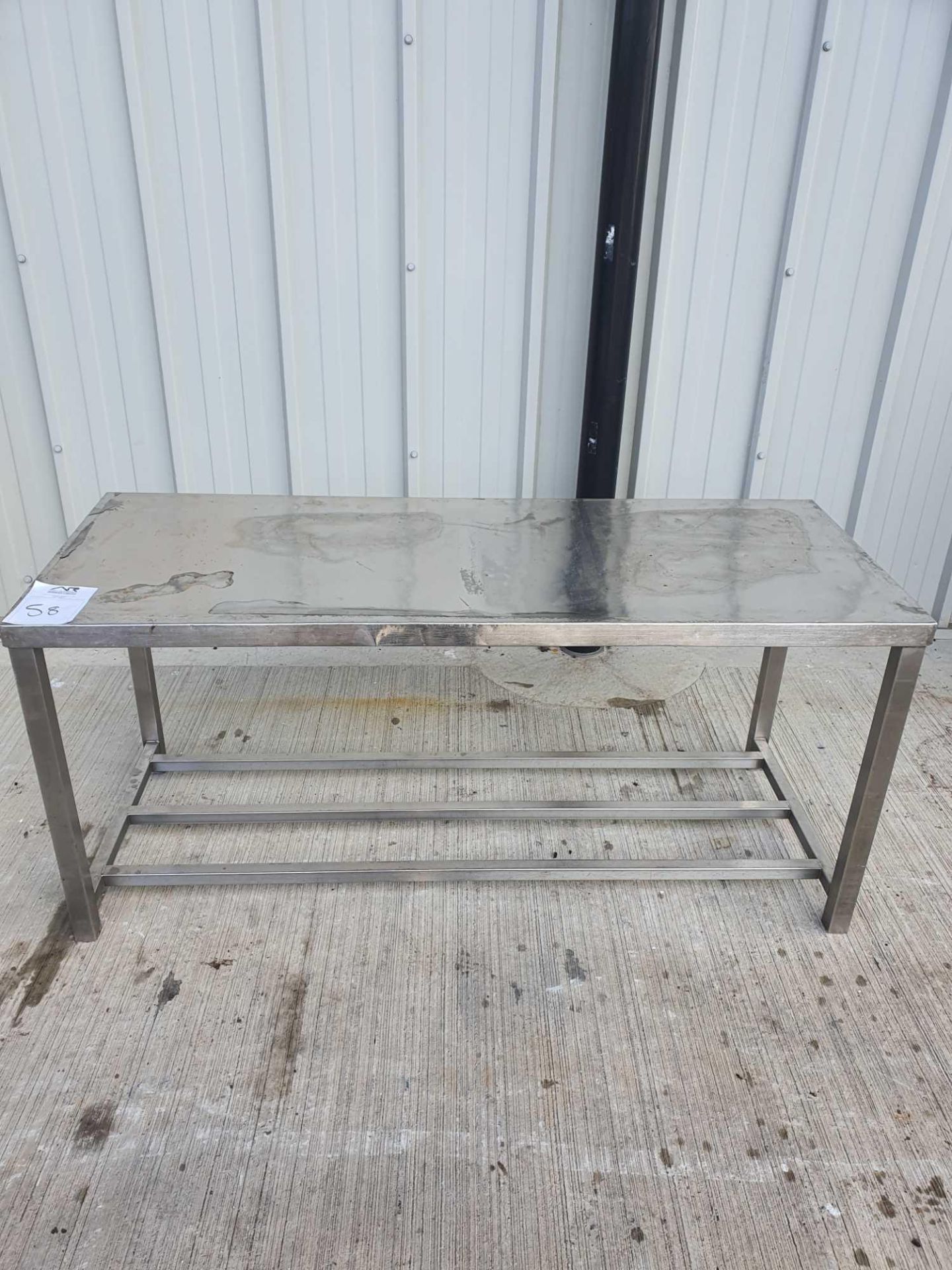 Stainless steel bench