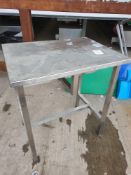 Stainless steel bench