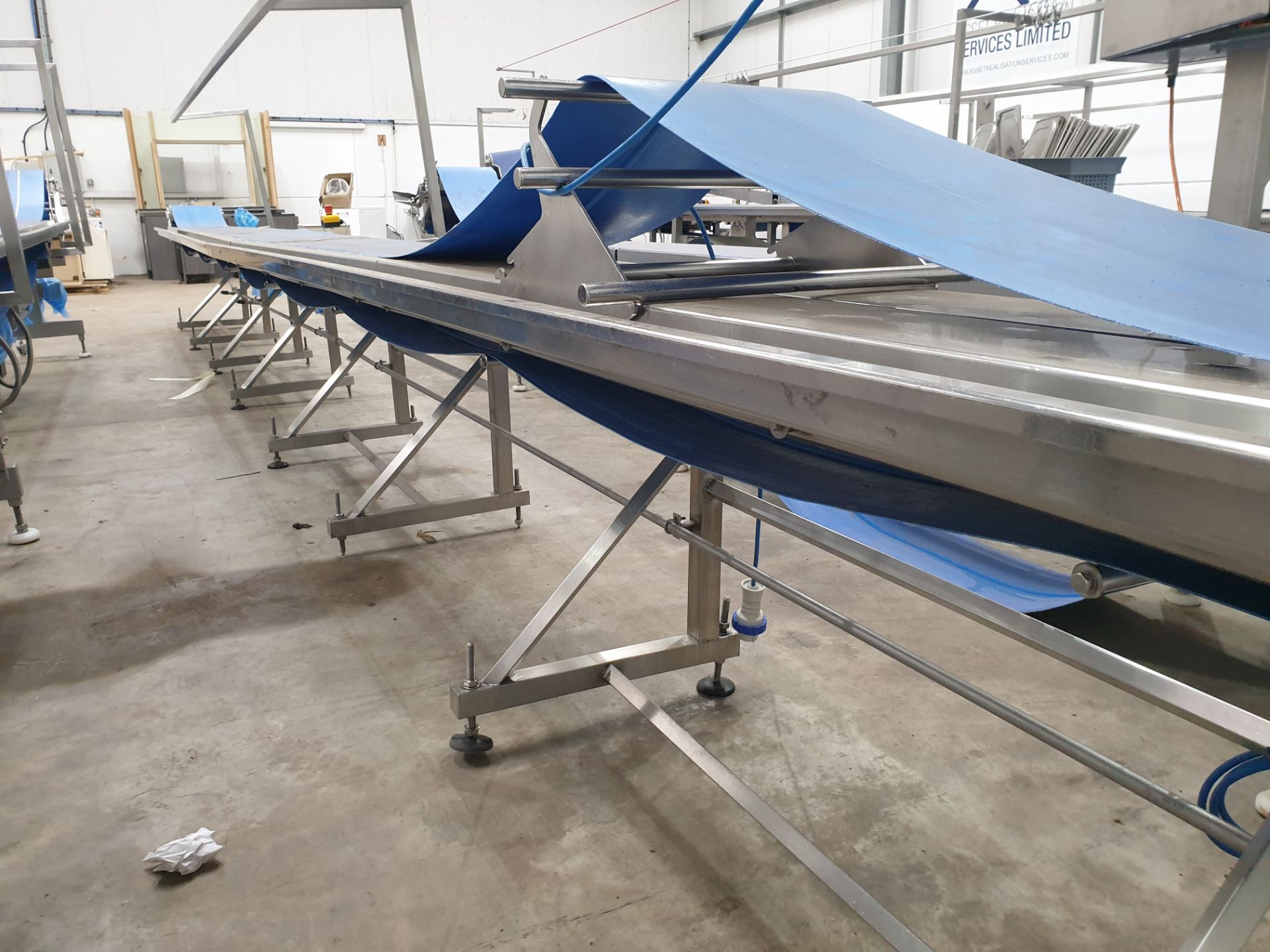 AFT GROTE Continuous Belt Assembly Conveyor with INVERTEC Variable Speed Control - Image 5 of 11