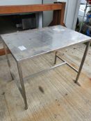 Stainless steel bench h,77cm - w,94cm - d,60cm