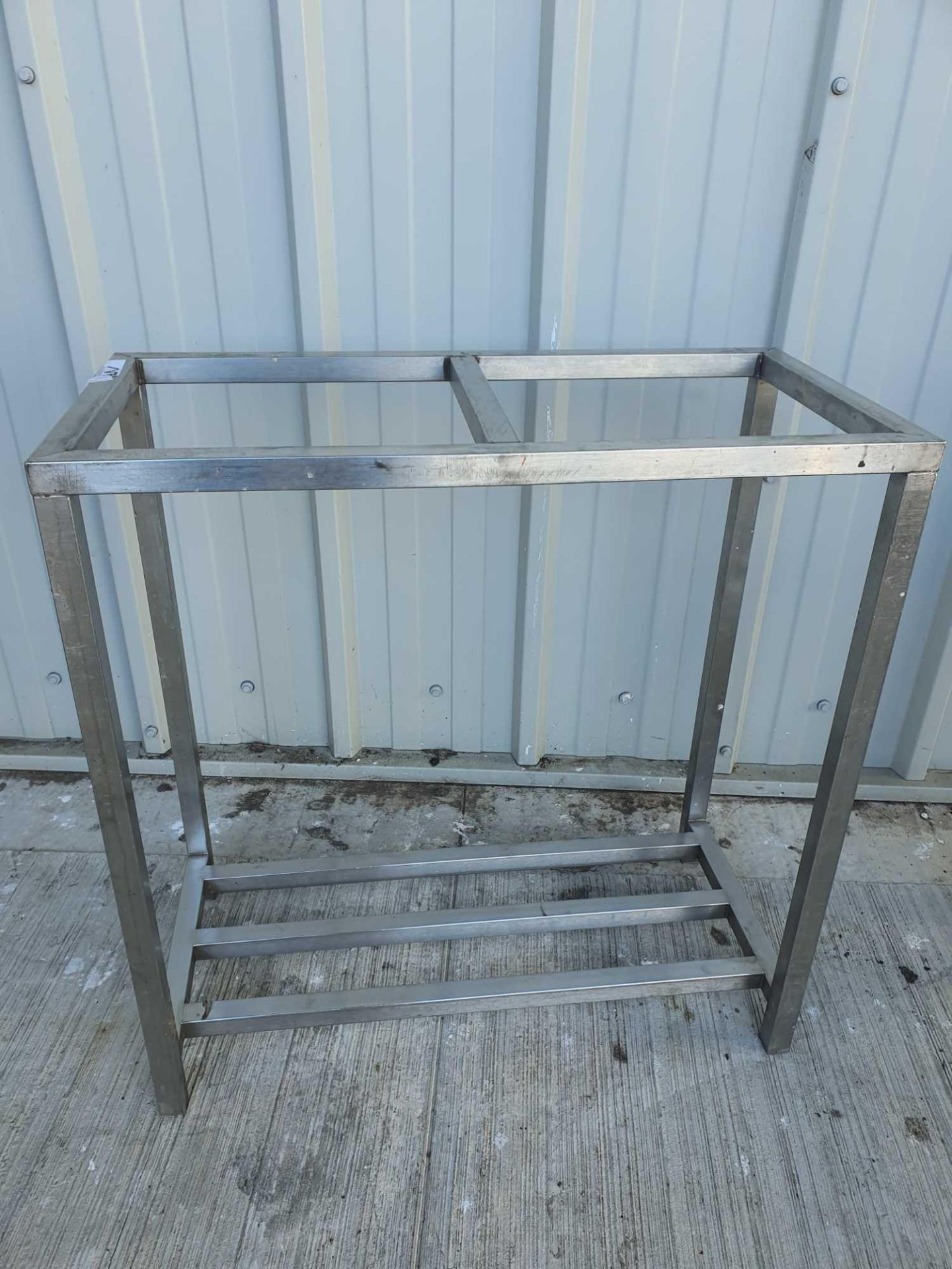 Stainless steel bench