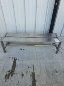 Stainless steel bench