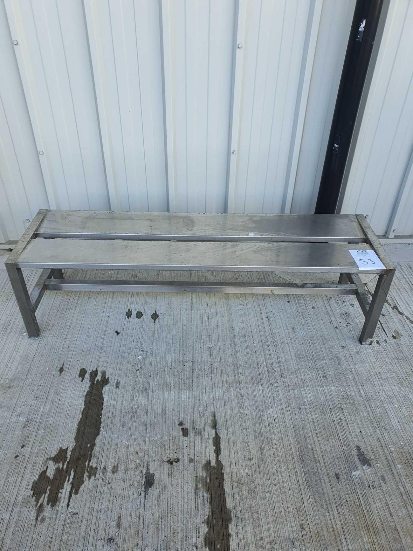 Stainless steel bench