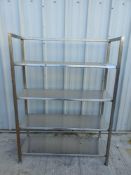 Stainless steel 4 tier shelves