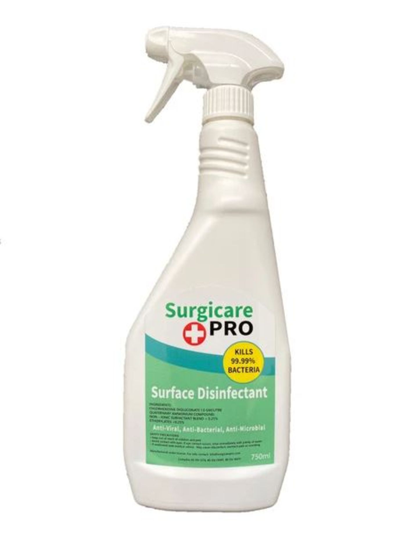 60 Boxes. Each Box contains 10 Bottles of Surgicare Pro Surface Disinfectant