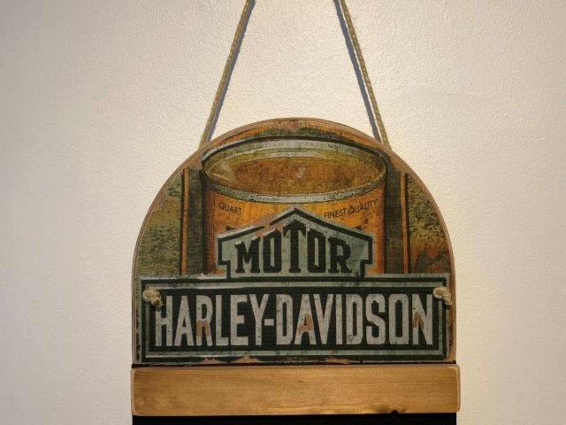 Harley Davidson Motorcycle Blackboard - Image 11 of 21