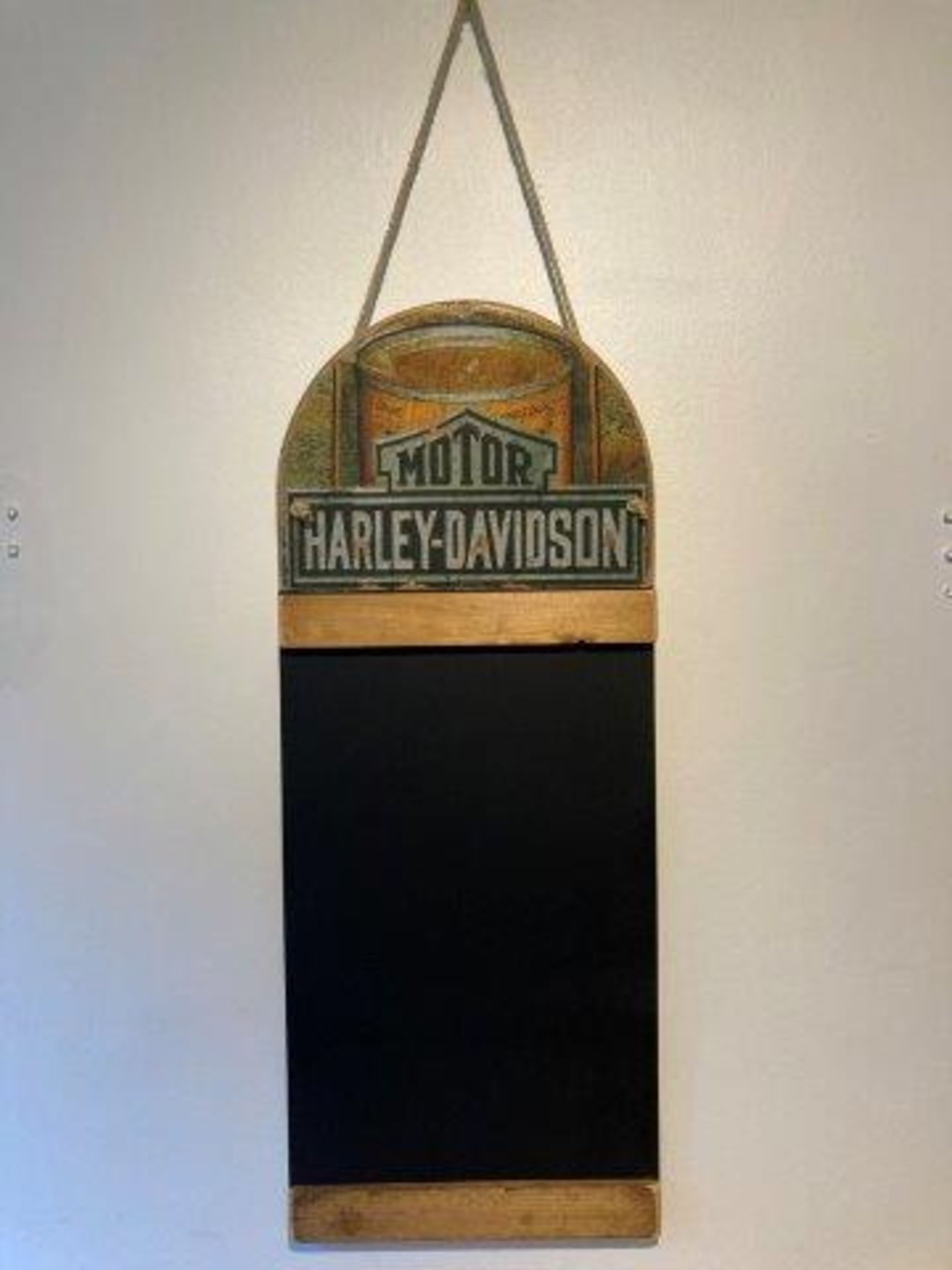 Harley Davidson Motorcycle Blackboard - Image 3 of 21