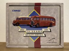 Limited Edition Corgi The East Kent Set. AEC Regal & Bedford OB - 97750