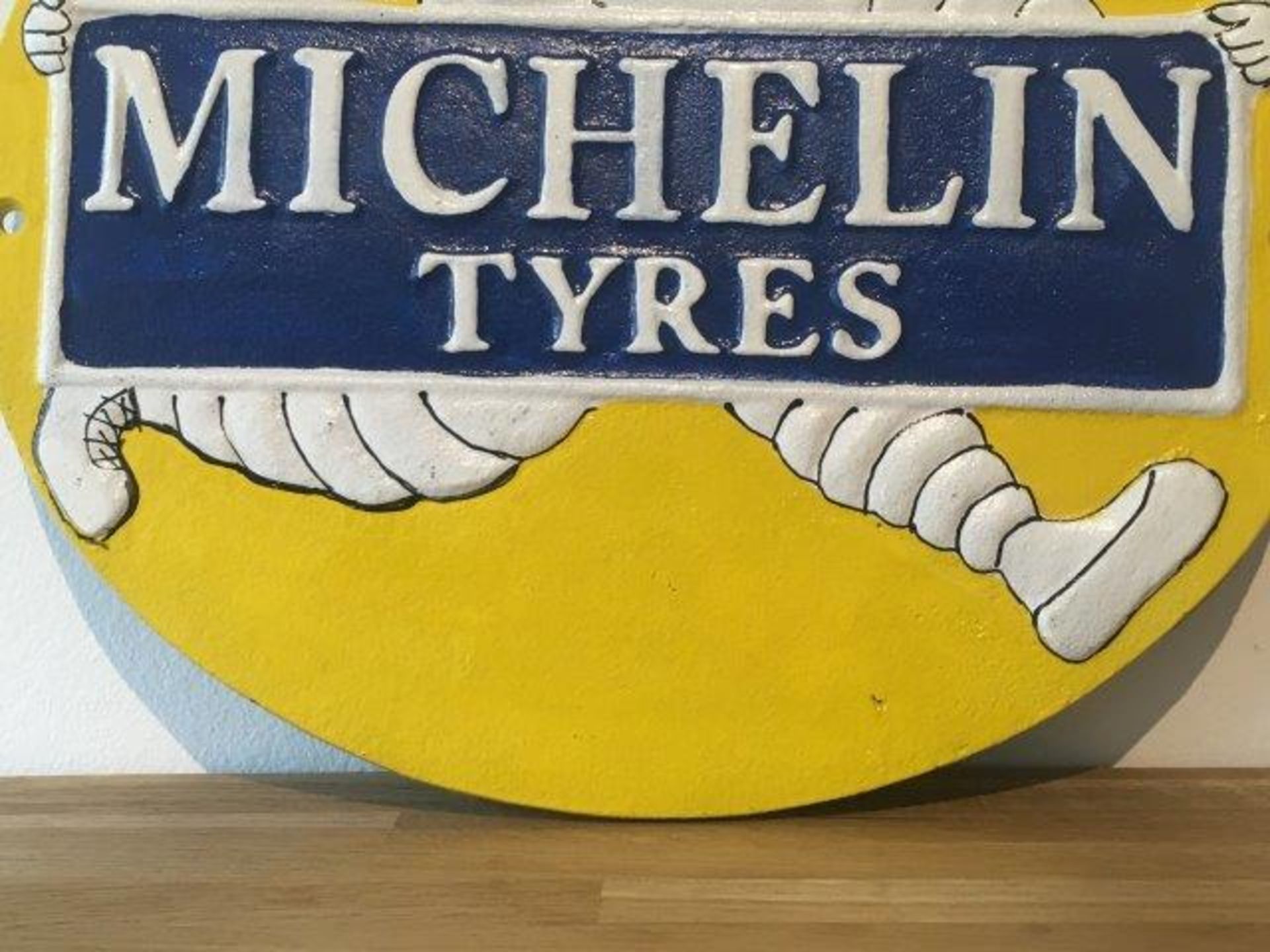 Michelin Tyres Cast Iron Sign - Image 3 of 3