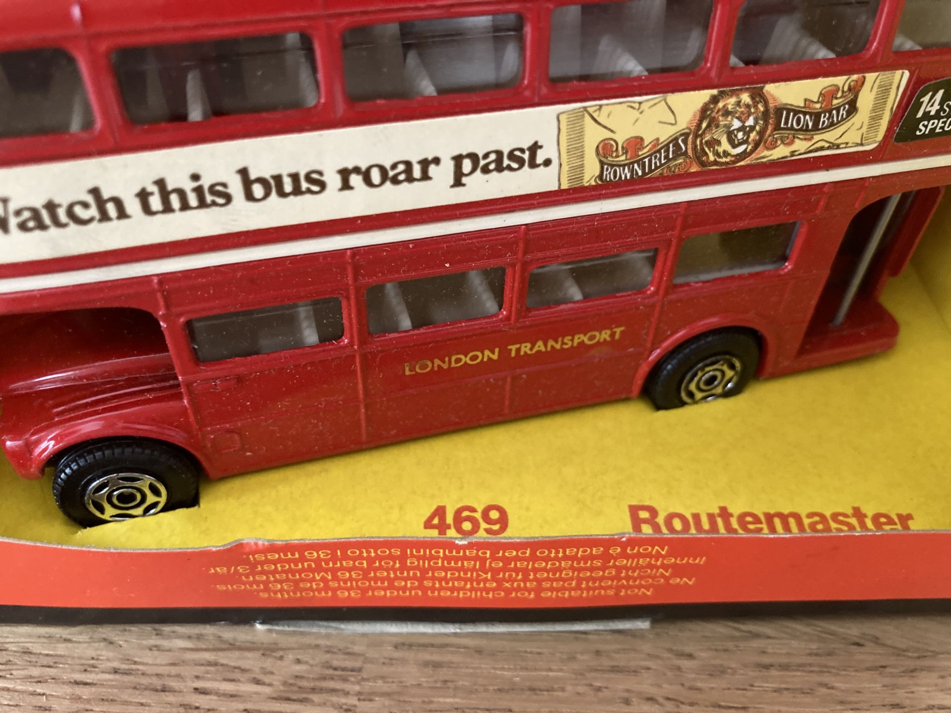 Corgi London Transport, Red Watch This Bus Roar Past Routemaster - 469 - Image 3 of 3