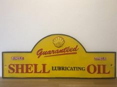 Shell Oil Cast Iron Sign