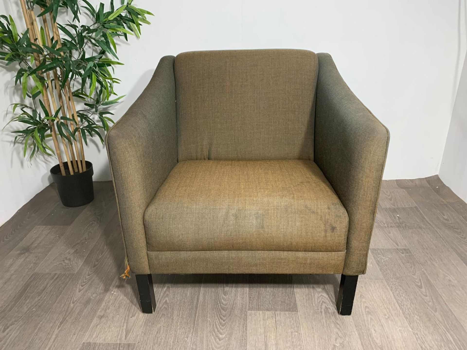 Commercial Grade Brown Armchair - Image 2 of 6