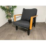 Mid Century Wooden Lounge Chair