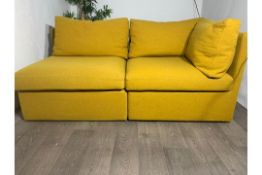 Modular 3 piece sofa.