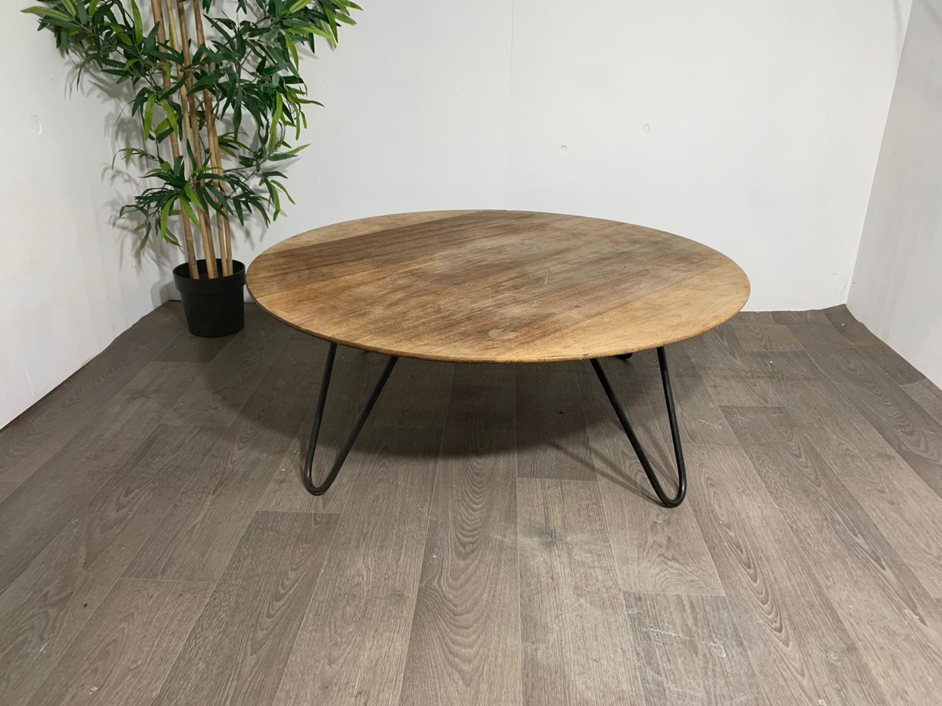 Wooden Tripod Coffee Table