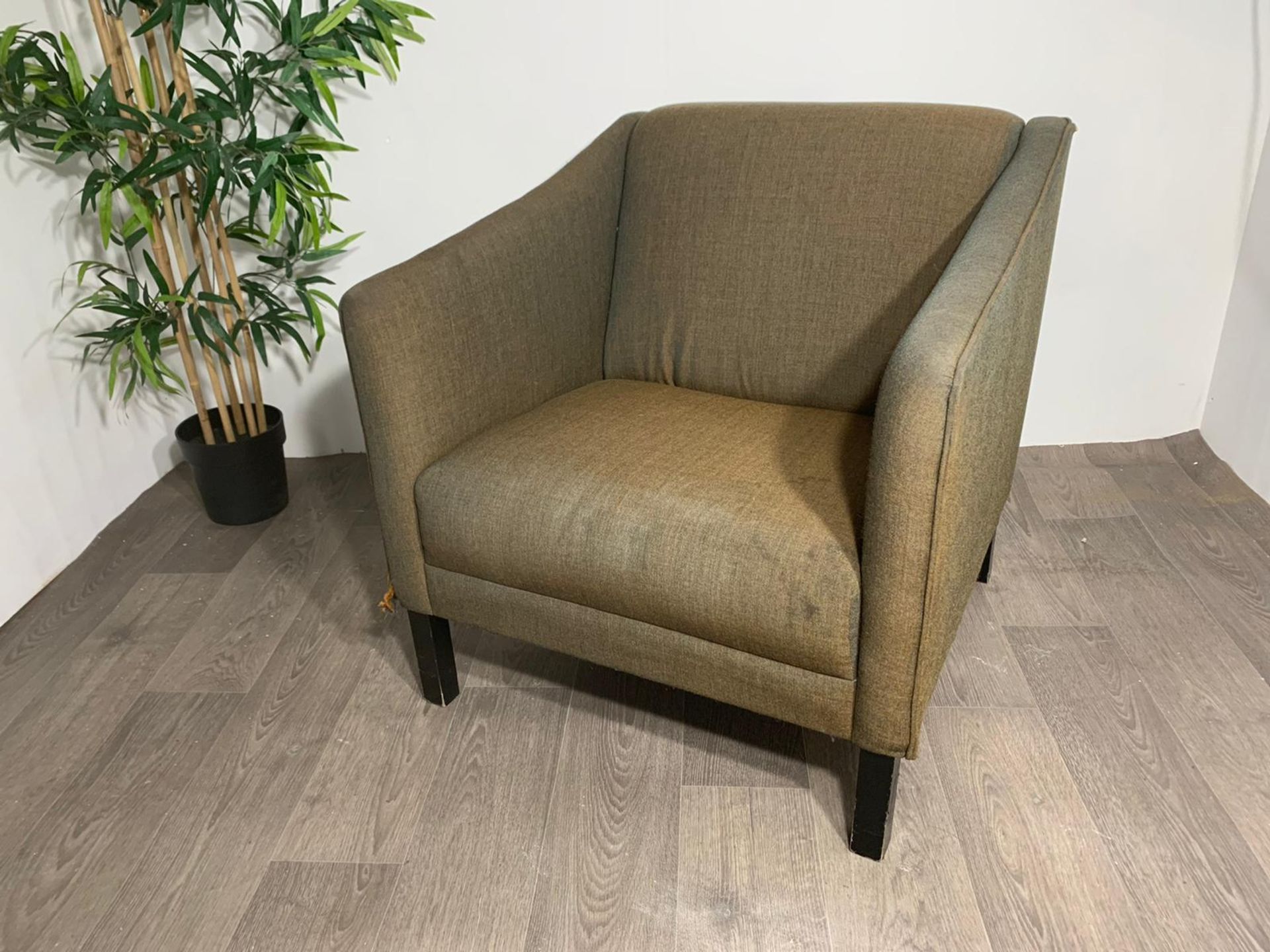 Commercial Grade Brown Armchair