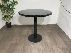 Black Wooden Table